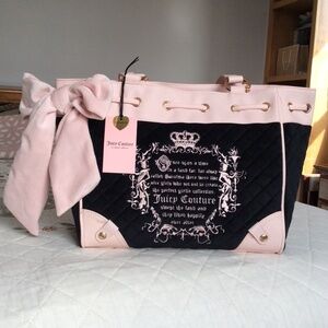 Juicy Couture daydreamer pink bow bag🎀